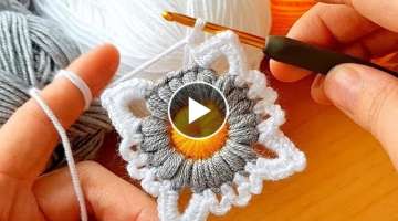 Super Easy Knitting Crochet motif model beybi blanket yelek battaniye canta modeli