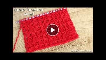 Punto Tunecino Amelí de Crochet Tunecino | Aprende Crochet Tunecino Paso a Paso