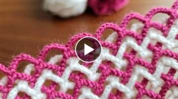 Super Easy Crochet Knitting - Inanilmaz Muhteşem Örgü Modeli / Tığ İşi