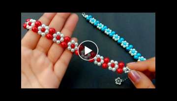 Simple & Beautiful Pearl Flower Bracelet
