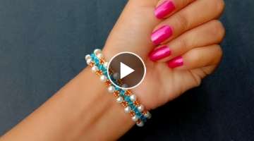 Easy Crystal Beaded Bracelet