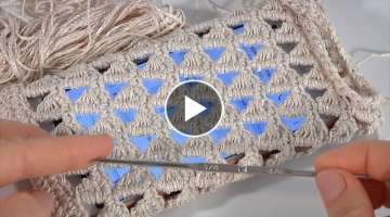 Crochet Purse/ EASY CROCHET STITCH PATTERN