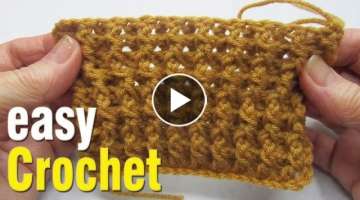 Crochet elastic stitch pattern.
