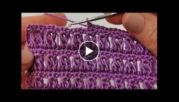 How to DO Crochet Stitch CROCHET LACE STITCH