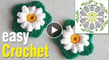 Crochet: How to Crochet Popcorn Flower Stitch