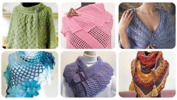 How to crochet and knit shawl