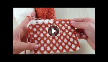 Super Easy reversible crochet pattern knitting