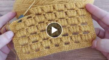 Easy Crochet Knitting Pattern Pattern - Çok Kolay Tığ işi Gelin Yeleği Şal Örgü Modeli..