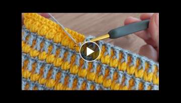 Super Easy Crochet Baby Blanket Beginners Knitting 
