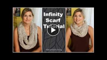 Easy Crochet Infinity Scarf Tutorial