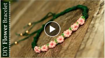 Handmade Flower Bracelet Ideas