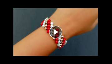 How to make / very simple designer beaded bracelet