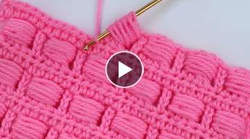 Easy crochet pattern tutorial baby blanket for beginners