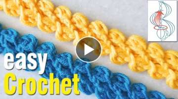 Easy Crochet: How to Crochet Romanian Lace Cord.