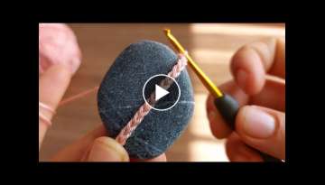 Super Easy Knitting Pattern on Stones