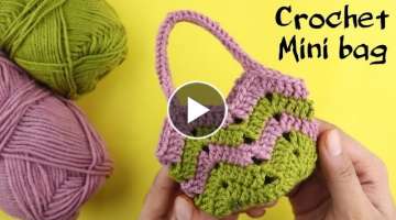 How to crochet a beautiful mini bag