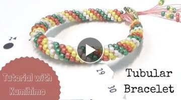 Beading Tutorials with Kumihimo - Tubular Bracelet