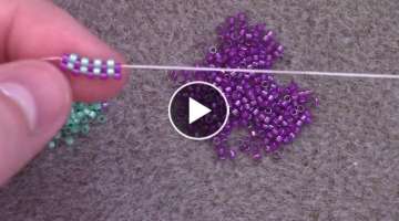 Learn the Odd Count Peyote Stitch - A Beginner Beading Tutorial by Aura Crystals