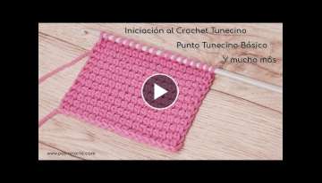 Iniciación al Crochet Tunecino: Cómo Hacer el Punto Tunecino Básico y Mucho Más