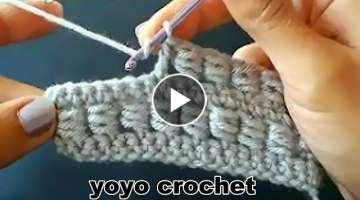 Crochet beads stitch
