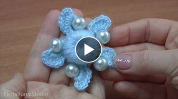 Crochet Starfish with Beads