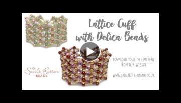 Lattice Bracelet Tutorial with Delica Beads - Beading Tutorial