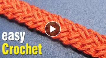 Easy Crochet: How to Crochet 3-stitch Romanian Cord