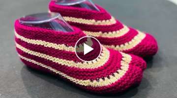 New knitting pattern For Ladies Socks/Shoes/Jurab/Jutti # 167