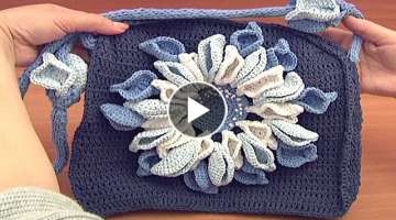 Crochet Shoulder Bag Tutorial