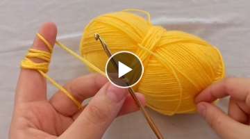 Super Very Easy Crochet Knitting Pattern