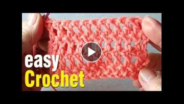 Crochet: How to Crochet a Herringbone Double Stitch
