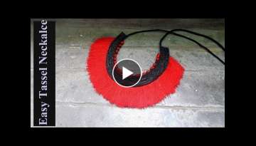 How to Make Silk Thread Necklace