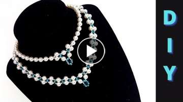 Beads Necklace Designs. How to make necklace? Beading Tutorial