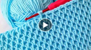 Trend Knitting krochet baby blanket canta battaniye örgü modeli