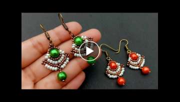 Earrings For Girls / How To Make Beaded Earrings