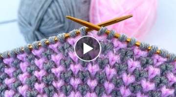 how to knit for beginners/Two knit knitting pattern/sweater/baby blanket/sweater design