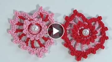 VERY GENTLE and CUTE/OPENWORK HEARTS Crochet 2022