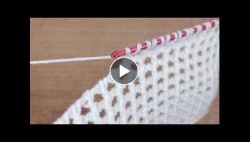 Super Very Easy Tunisian Crochet Knitting 