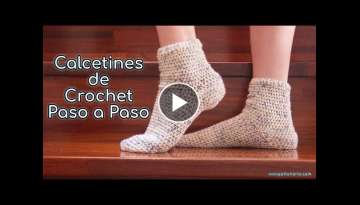 Cómo Tejer Calcetines de Crochet - Ganchillo Paso a Paso
