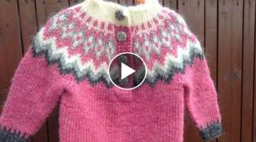 Colourful knitting Design pattern for kid's sweater/Cardigan or for any kind of knitting projects