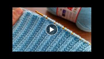 Easy Knitting Tunisian Baby Blanket 
