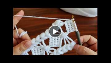 Spider Web Tunisian Crochet Knitting Pattern - Tığ İşi Örümcek Ağı Örgü Modeli...