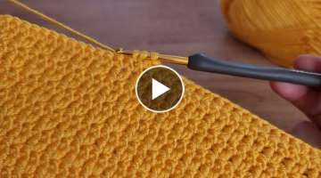 Easy Crochet Baby Blanket Knitting Pattern For Beginners.. Yeni başlayanlara çok kolay örgü m...