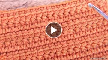 Punto Alto ESPECIAL de Crochet Tupido, Ligero y SIN AGUJEROS: Punto Alto Conectado de Crochet