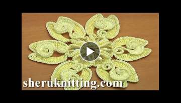 Crochet Amazing 3D Flower with Beads
