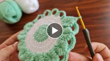 Super Easy Beautiful Motif Crochet Knitting Pattern - Muhteşem Tığ İşi Örgü Motif Modeli A...