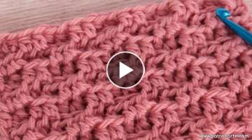 Nuevo Punto a Crochet en Relieve, Más Fácil, con Mucha TEXTURA y MENOS GASTO de Lana