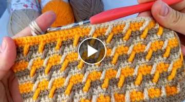 Easy Crochet Blanket pattern 