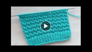 knitting pattern of all project// Only 4 row repeat pattern