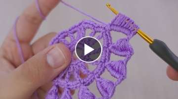 Super Easy Crochet Knitting Blanket Coaster Supla Motif Pattern